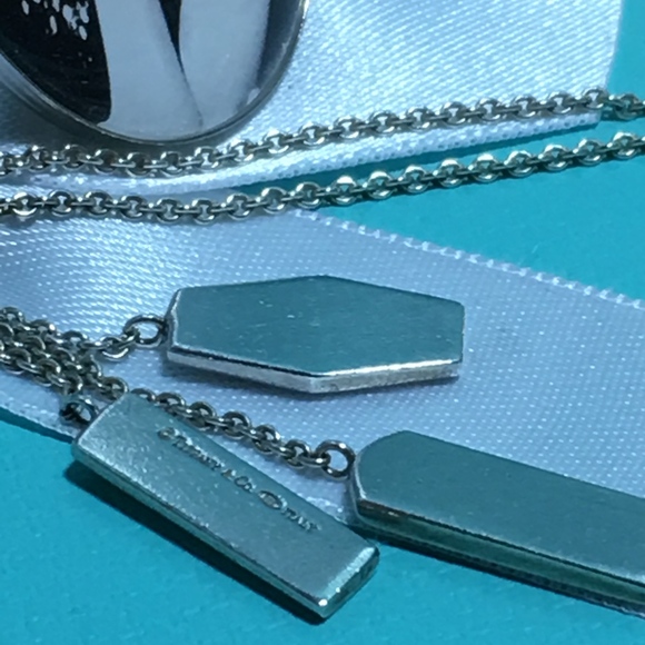 TIFFANY & CO. ELEMENTS DANGLE 1837 NECKLACE - 16"